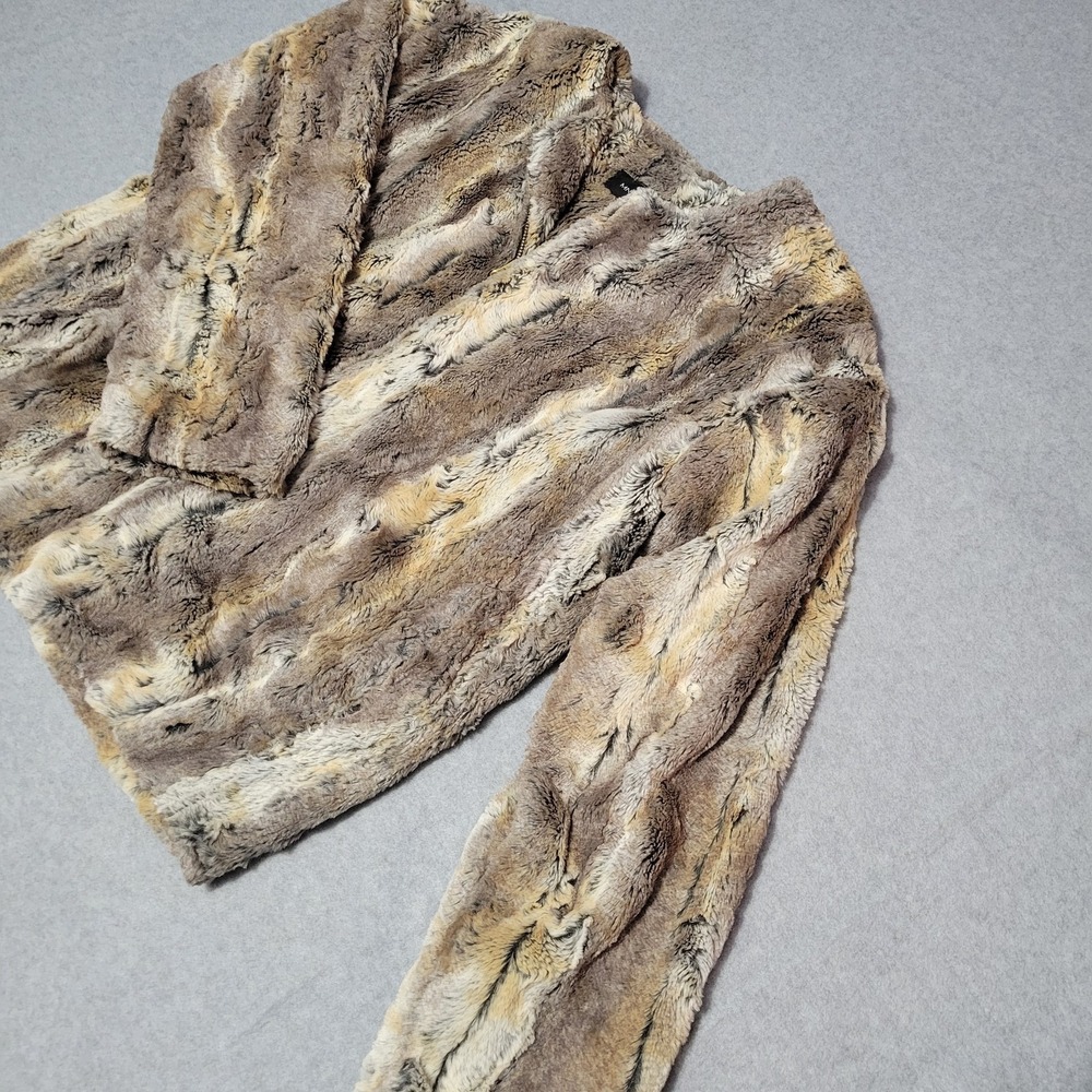 Mango MNG Casual TDYBEAR Faux Fur Jacket Medium